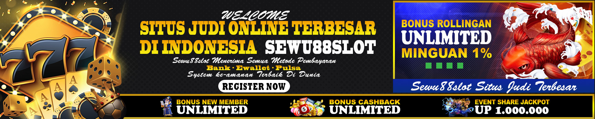 Welcome to Sewu88slot Situs Judi Terbesar di indonsia